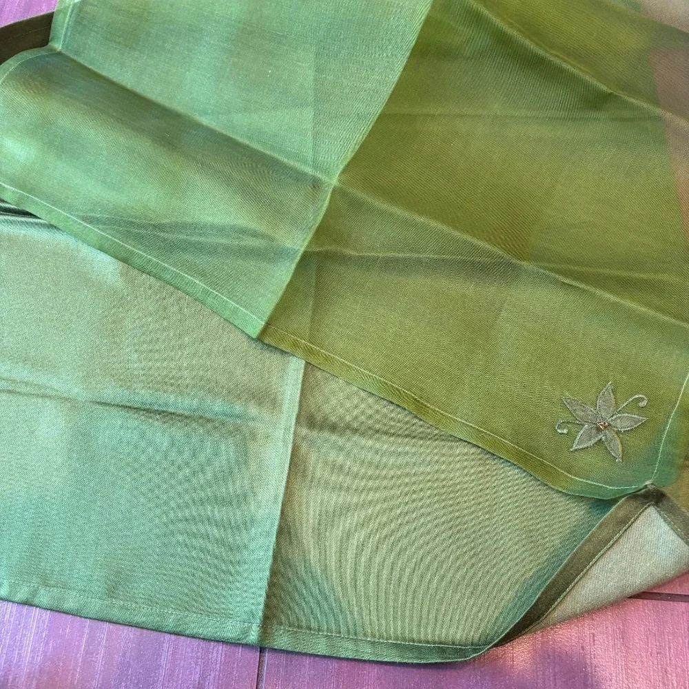 2 Pottery Barn silk napkins